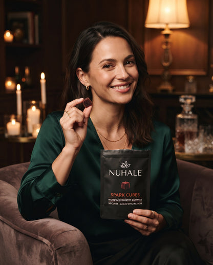 Woman relaxing at home